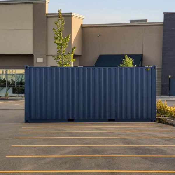 you can choose from a variety of sizes of commercial storage containers, depending on your needs